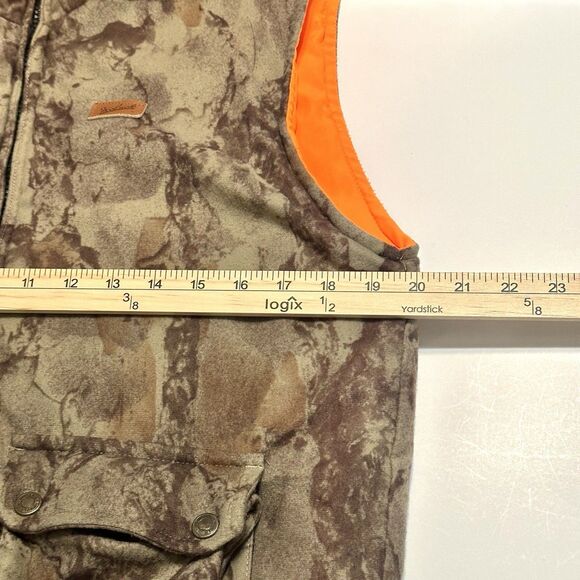 Woolrich Youth XL 18/20 Break Up Camo Hunting Blaze Orange Reversible Vest - Picture 4 of 9